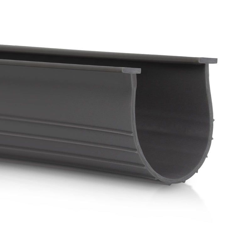 Earthtec 3" Garage Door Bottom Seal Weatherstrip in Grey - 1/4" T Style - All Widths(16' Wide Door) - Image 1